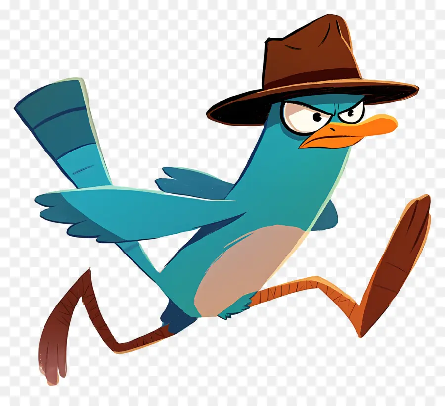 Perry L'ornithorynque，Agent Platypus En Action PNG