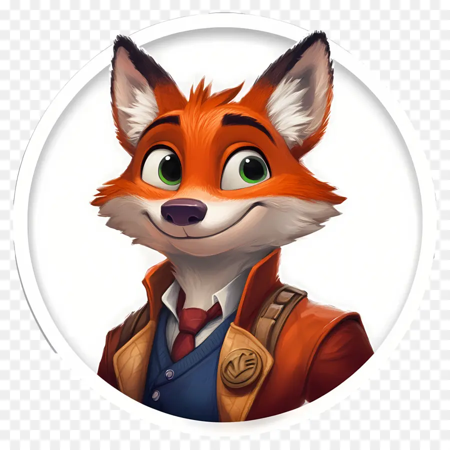 Nick Wilde，Renard De Dessin Animé PNG