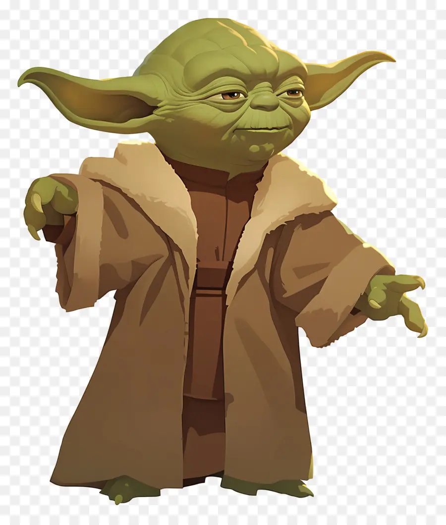 Yoda，Extraterrestre Sage Et Vert PNG