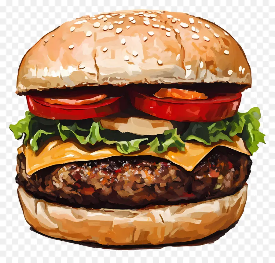 Hamburger Au Boeuf，Hamburger PNG