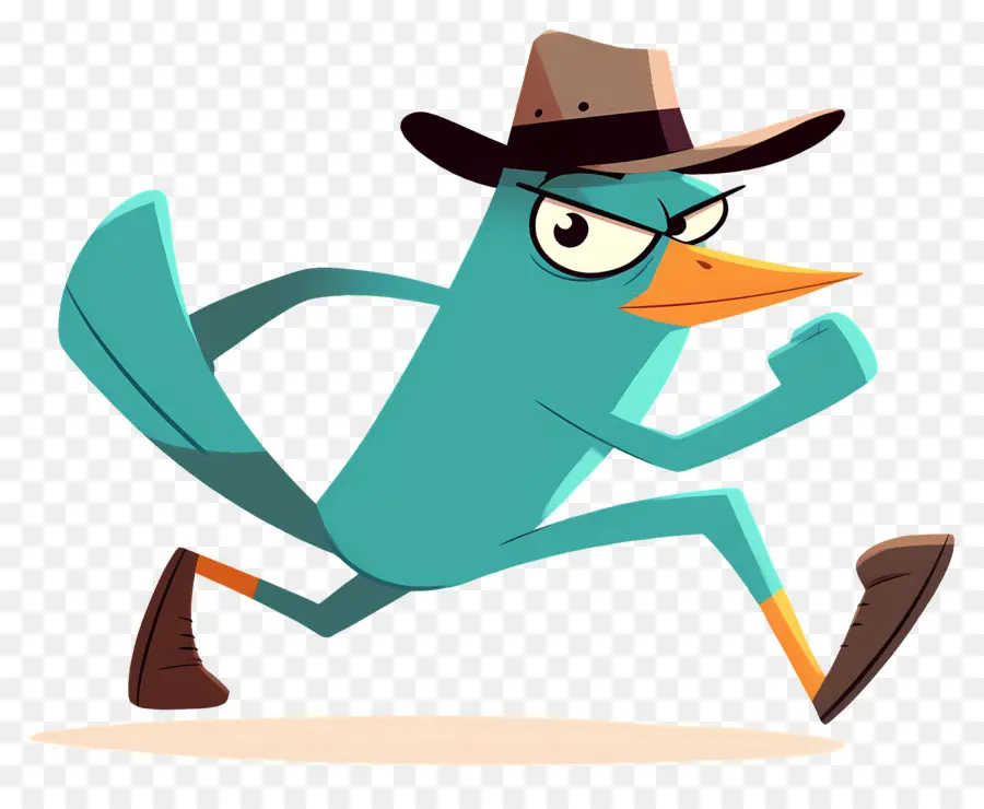 Perry L'ornithorynque，Agent Platypus En Action PNG