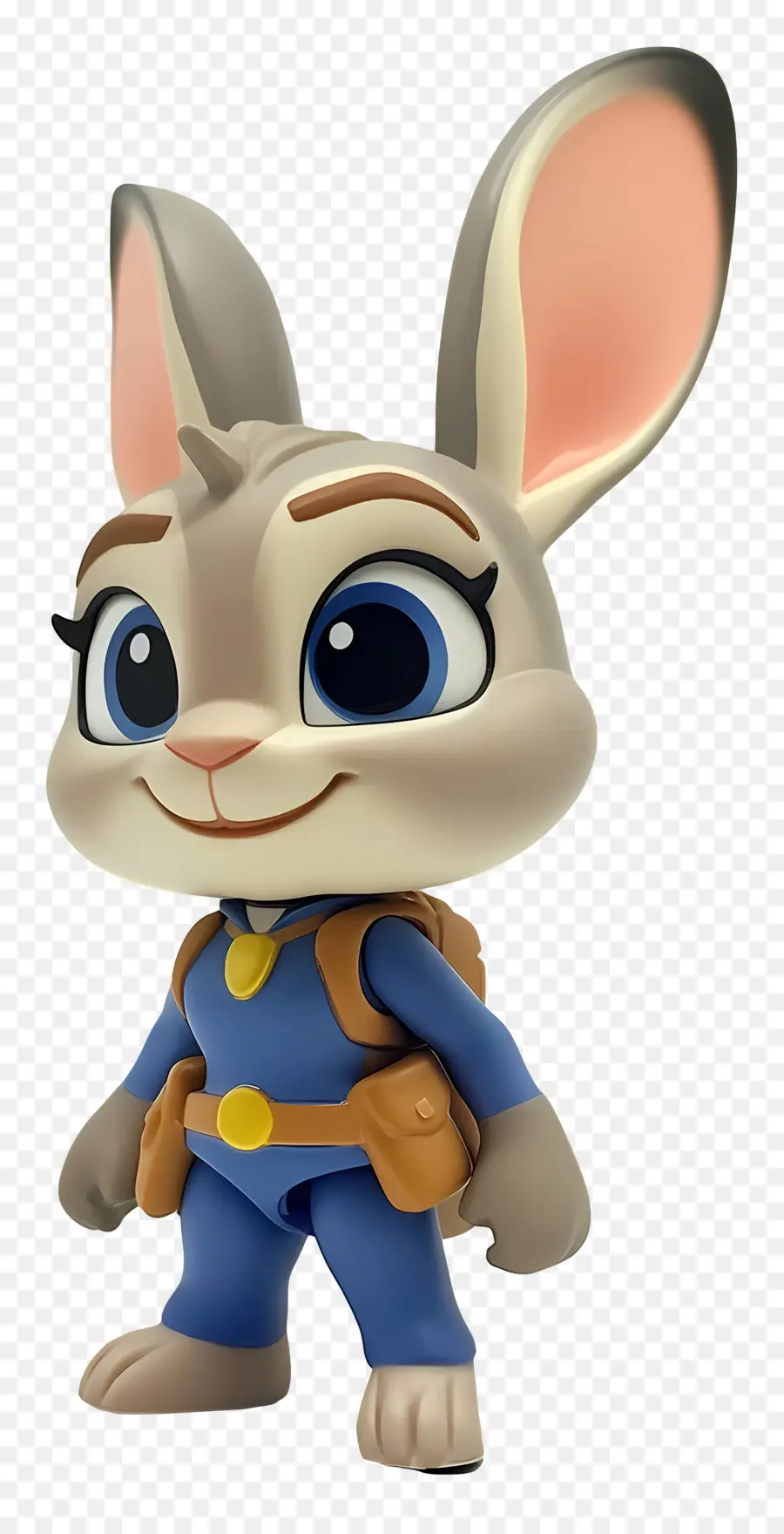 Judy Hopps，Lapin De Dessin Animé En Costume Bleu PNG