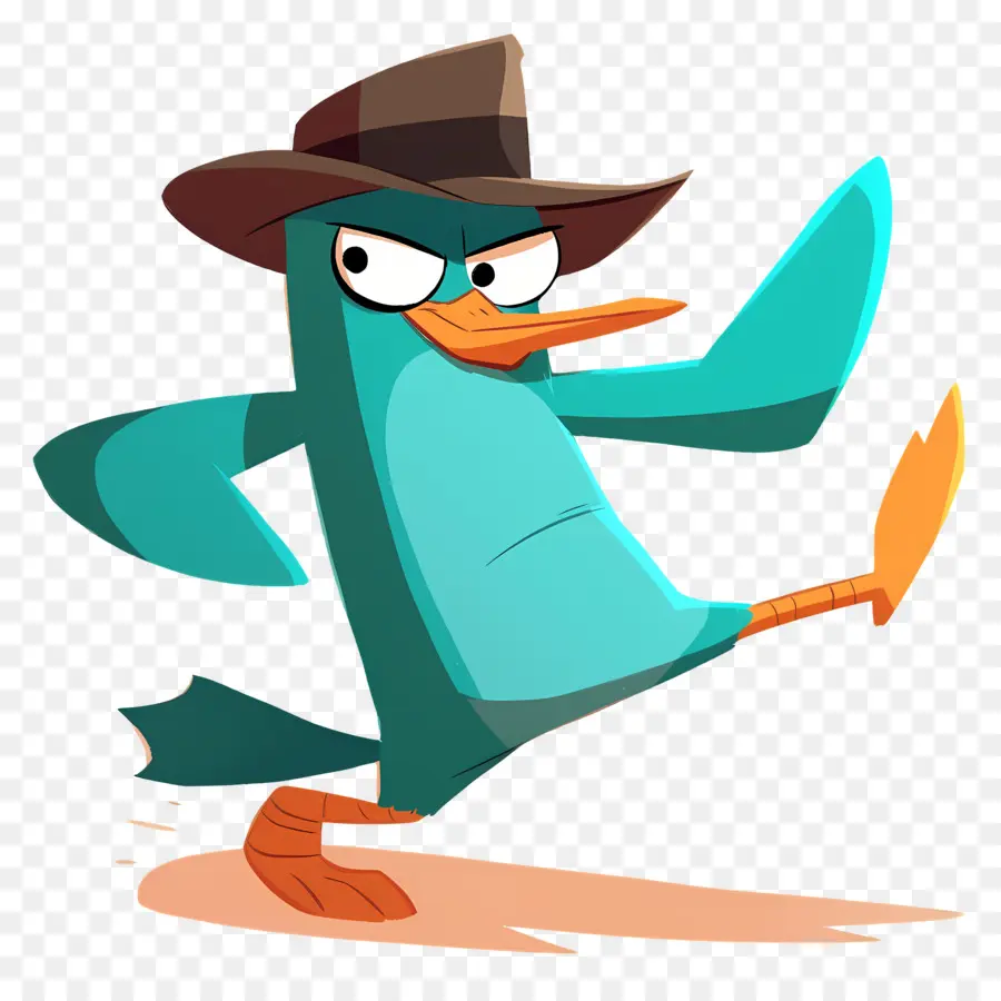 Perry L'ornithorynque，Agent Platypus En Action PNG