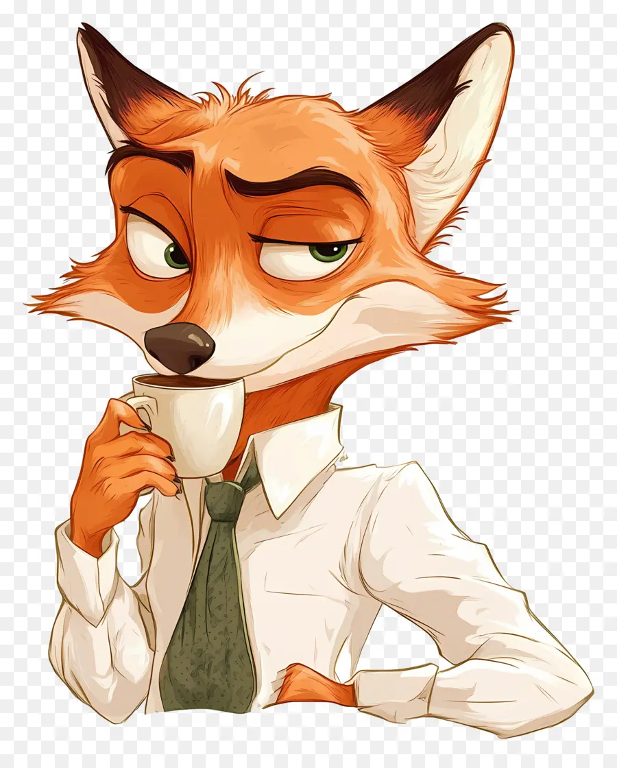 Nick Wilde，Renard De Dessin Animé PNG