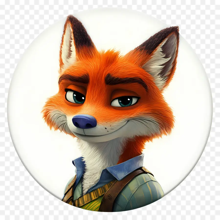 Nick Wilde，Renard De Dessin Animé PNG