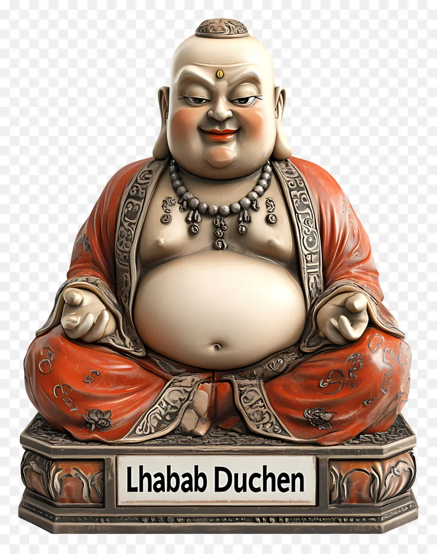 Lhabab Duchen，Statue De Bouddha PNG