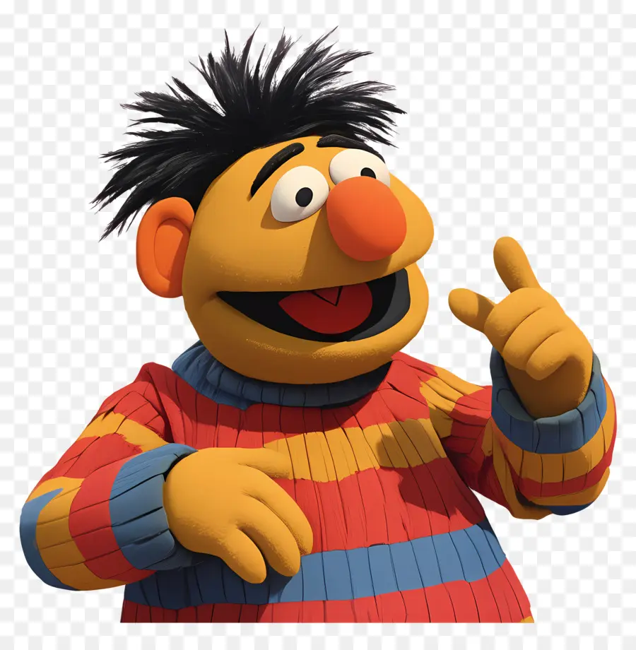 Ernie，Personnage De Dessin Animé PNG