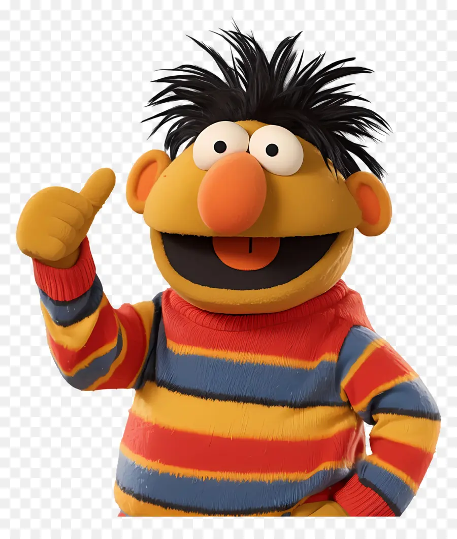 Ernie，Personnage De Dessin Animé PNG