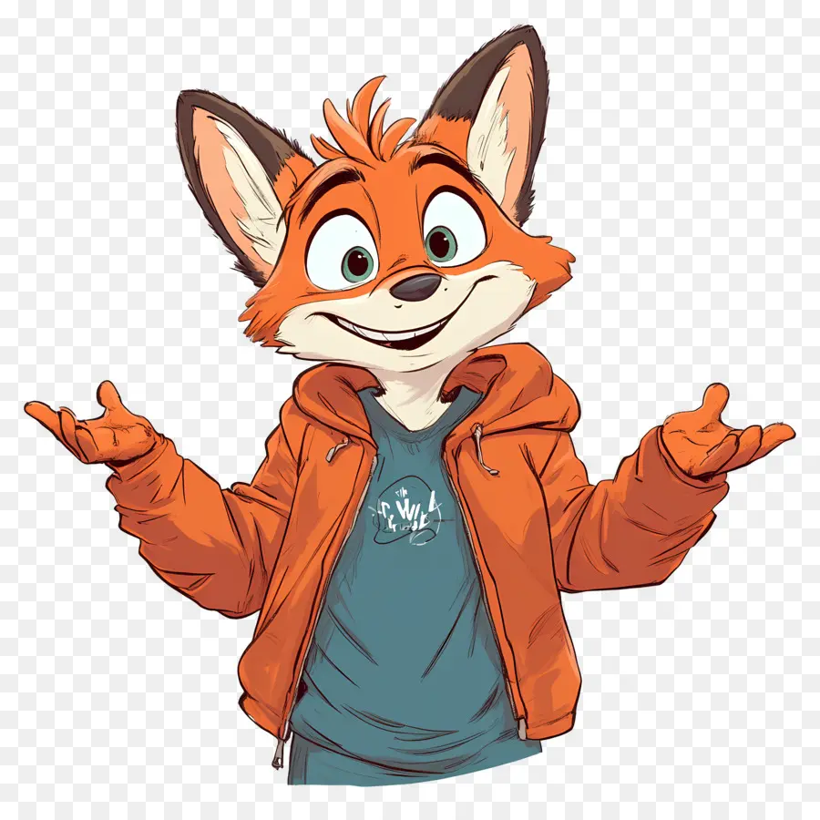 Nick Wilde，Renard De Dessin Animé PNG