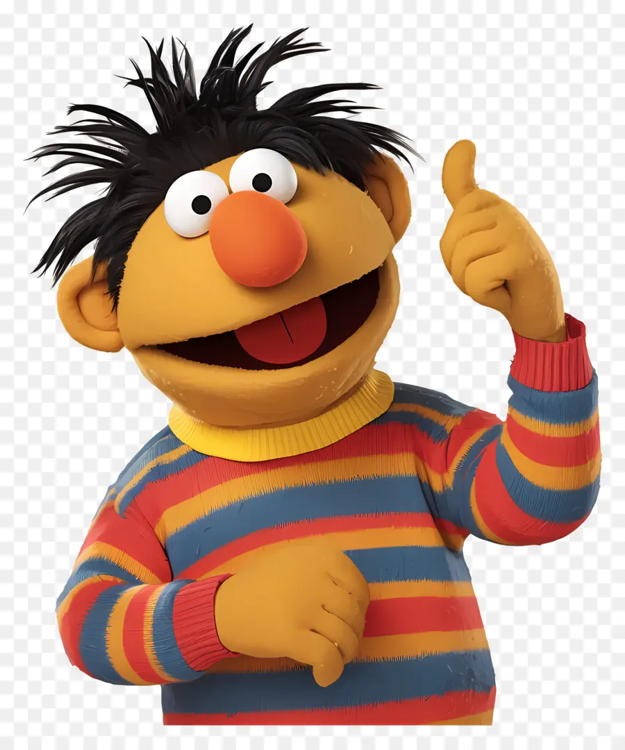 Ernie，Personnage De Dessin Animé PNG