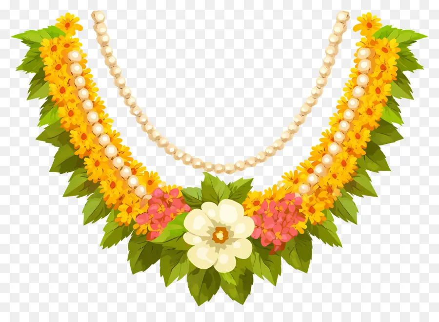 Guirlande De Mariage Indien，Guirlande De Fleurs PNG