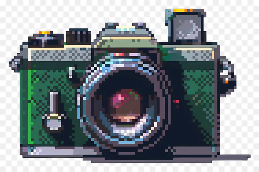 Caméra Pixel，Appareil Photo Pixel Art PNG