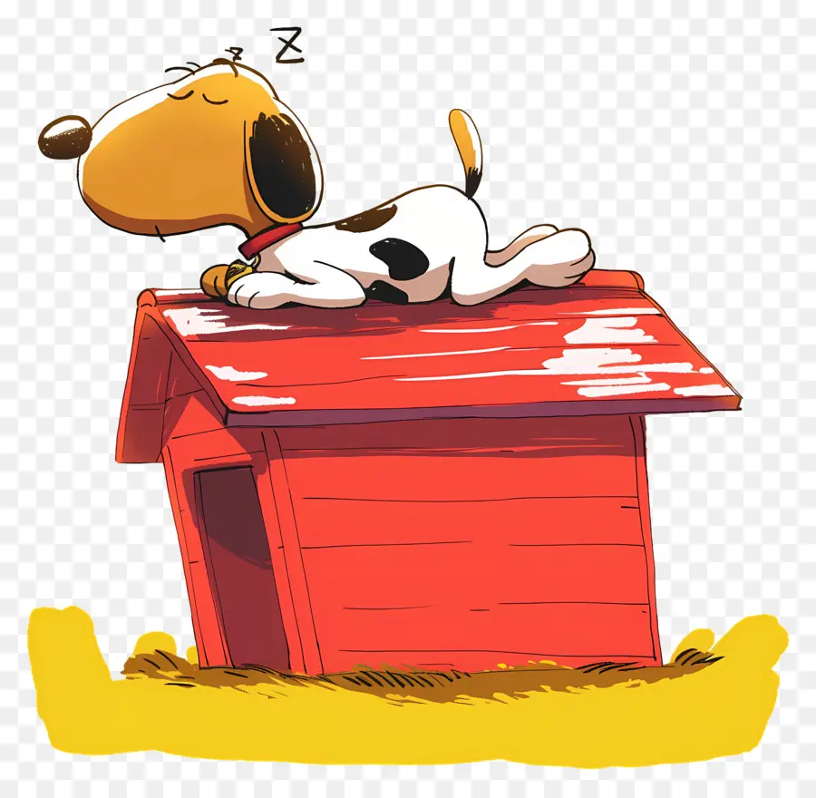 Snoopy Dort，Chien De Dessin Animé PNG