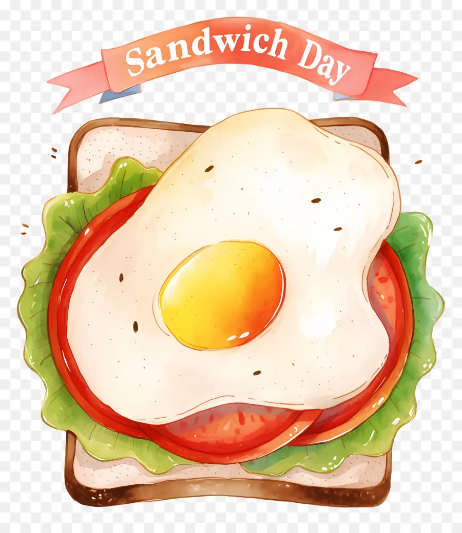 Journée Nationale Du Sandwich，Sandwich Aux Oeufs PNG