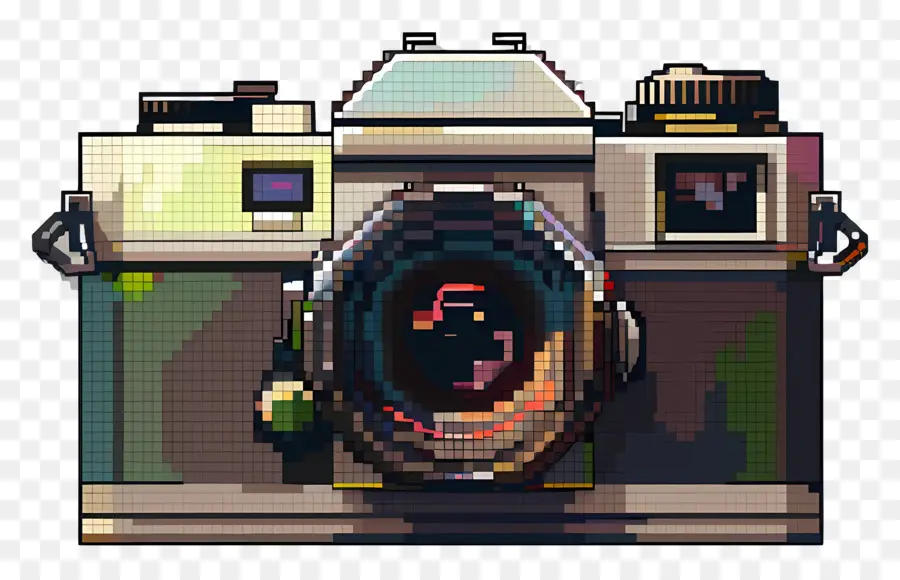 Caméra Pixel，Caméra Pixel Art PNG