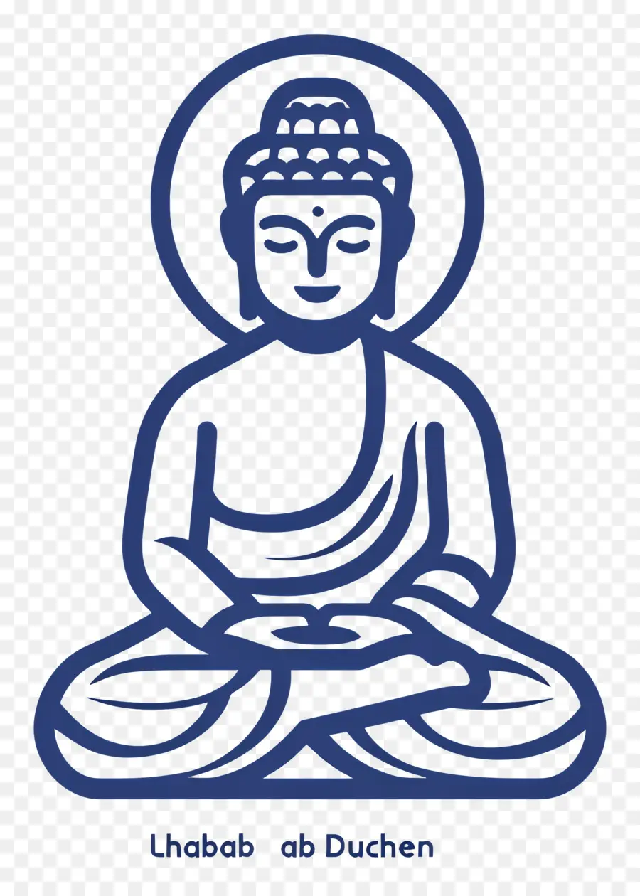 Lhabab Duchen，Contour De Bouddha PNG