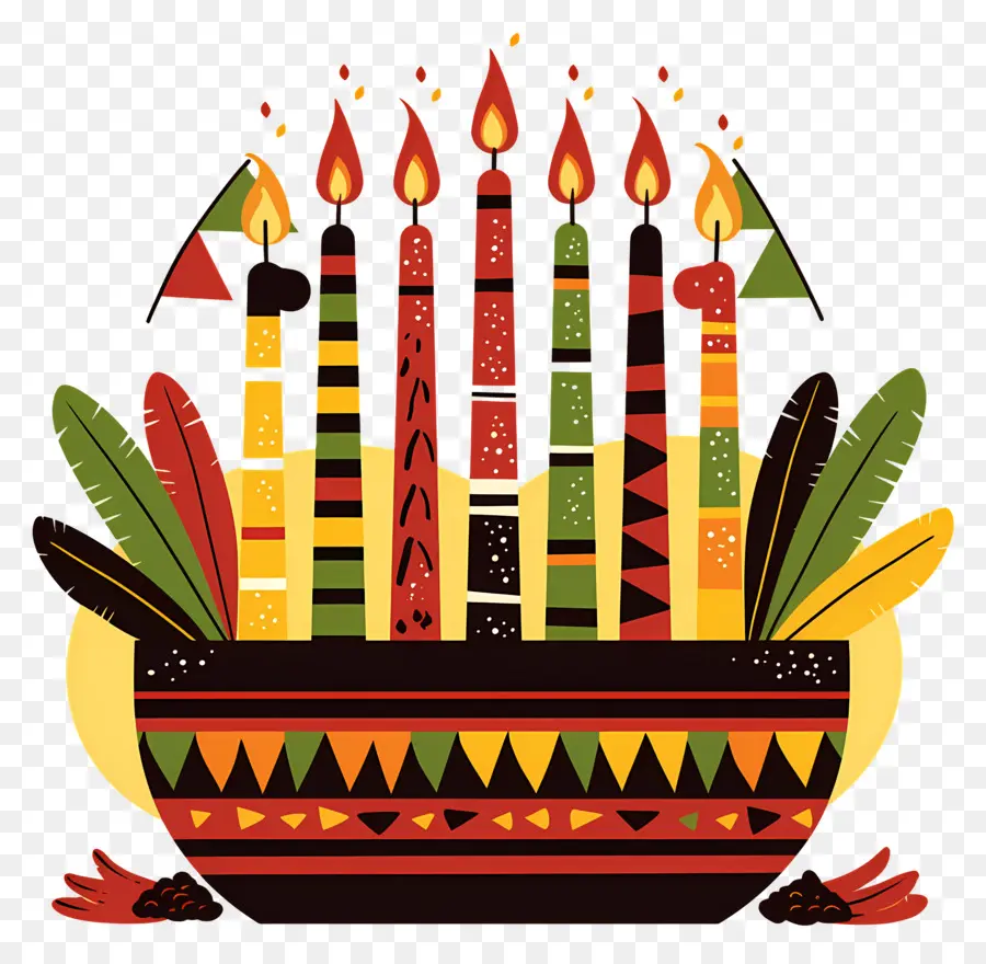 Joyeux Kwanzaa，Kwanzaa Kinara PNG