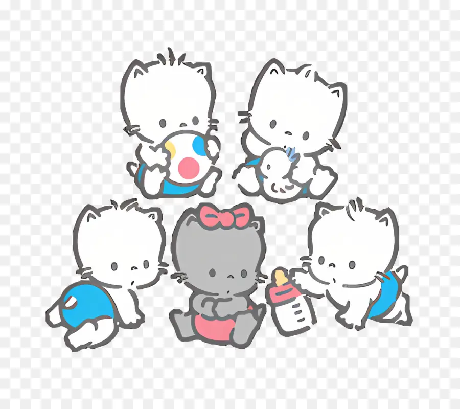 Chatons Effrontés，Chatons Mignons PNG