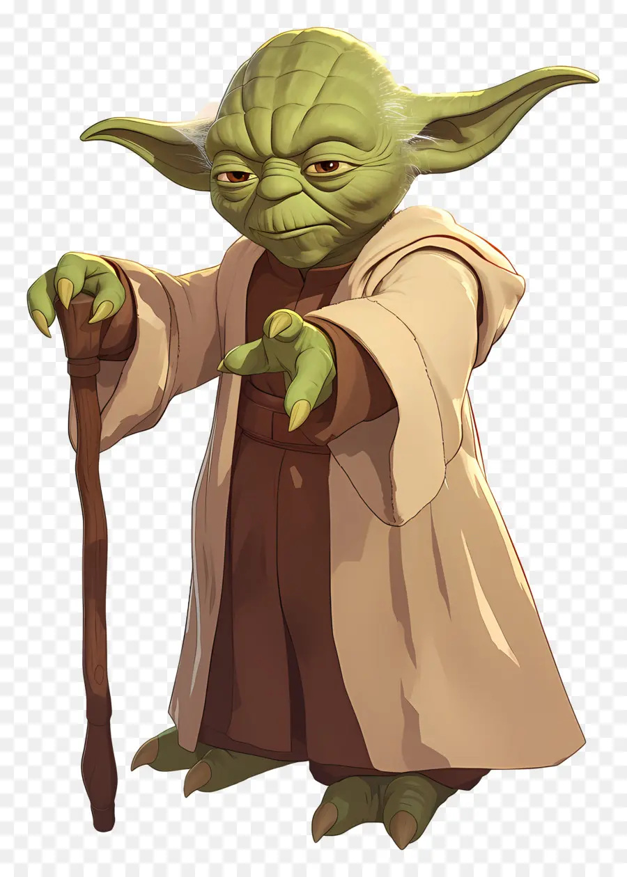 Yoda，Extraterrestre Sage Et Vert PNG