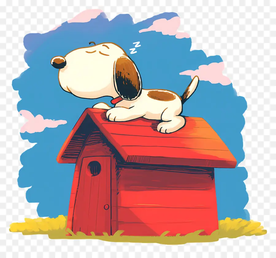 Snoopy Dort，Chien De Dessin Animé PNG