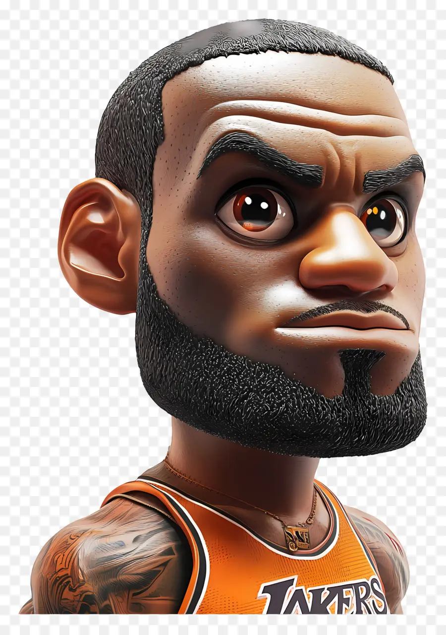 Lebron James，Dessin Animé De Joueur De Basket Ball PNG