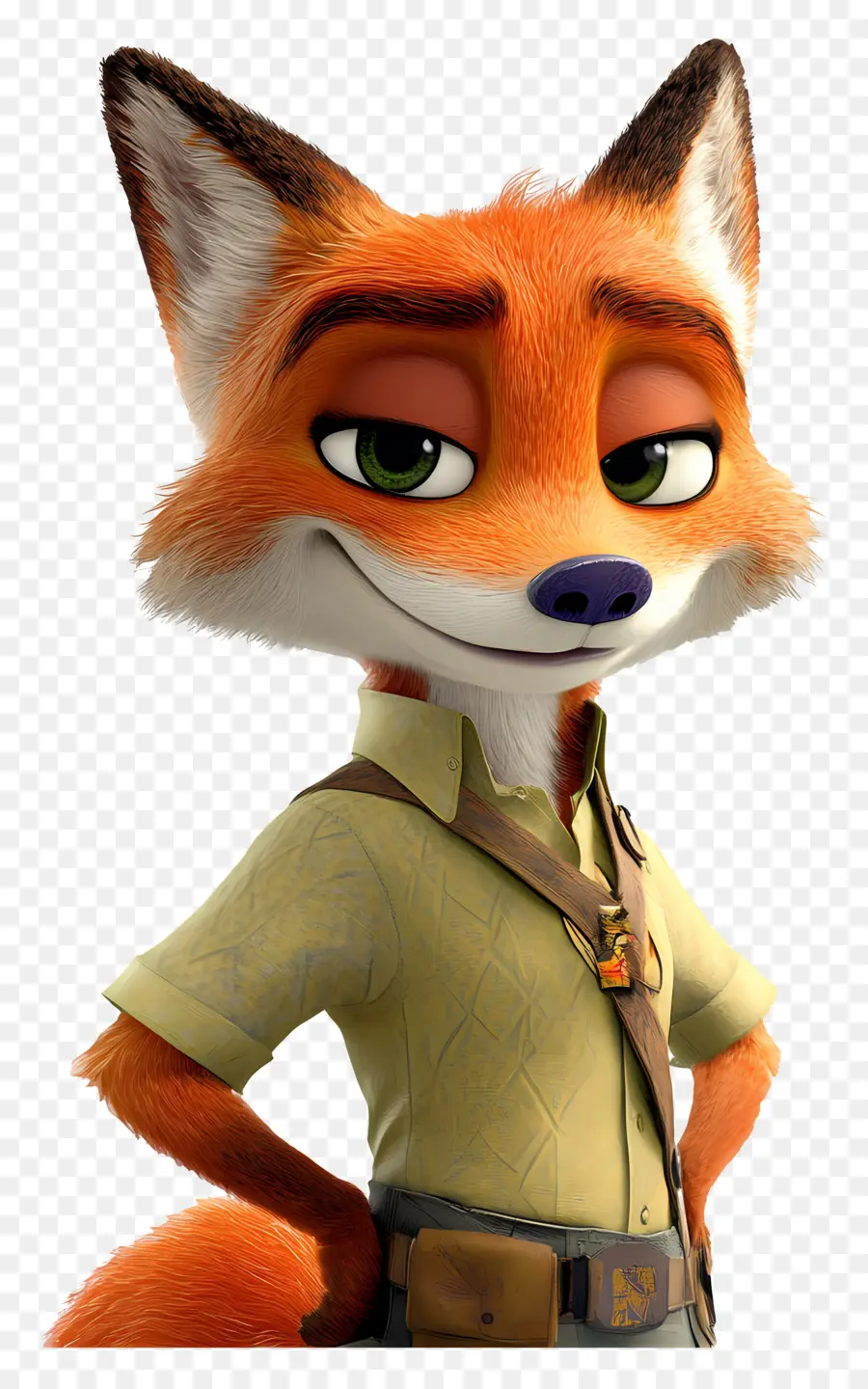 Nick Wilde，Renard De Dessin Animé PNG