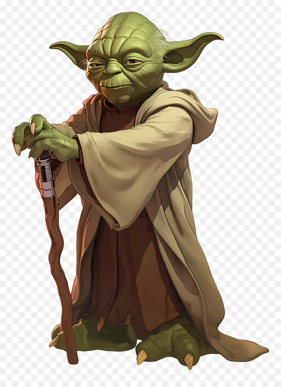 Yoda，Extraterrestre Sage Et Vert PNG