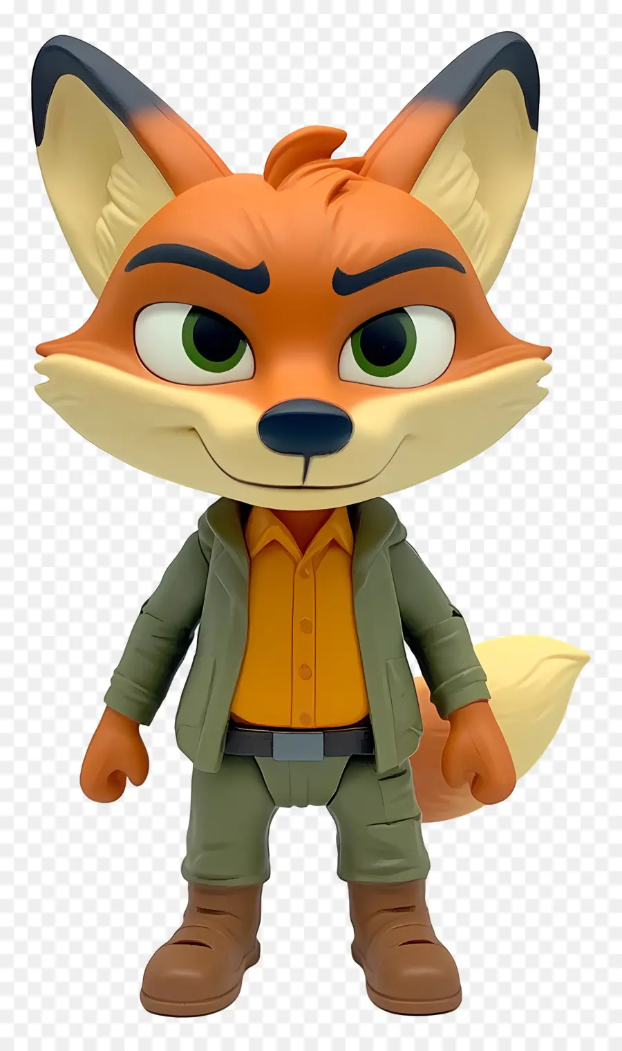 Nick Wilde，Renard De Dessin Animé En Costume PNG