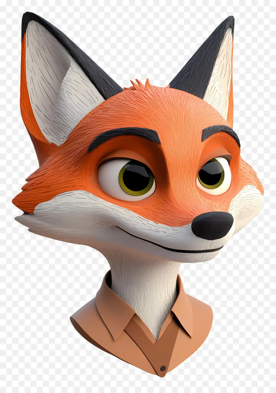 Nick Wilde，Renard De Dessin Animé PNG