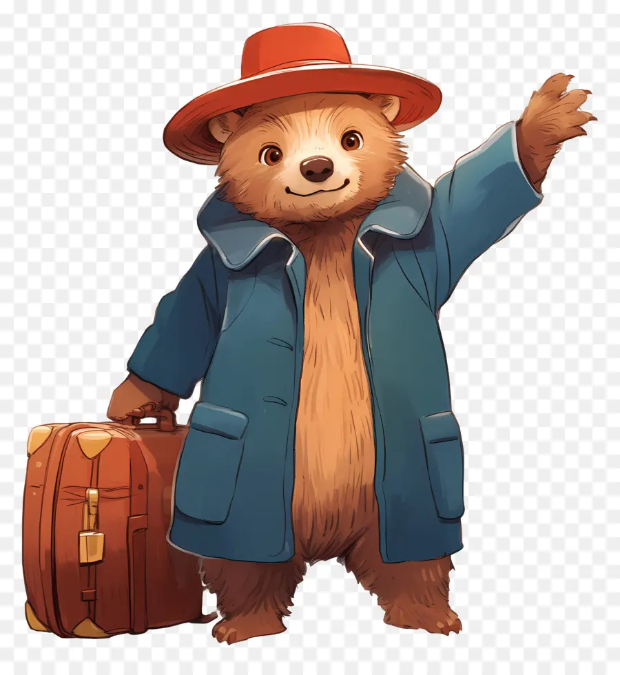 Paddington，Ours De Dessin Animé PNG