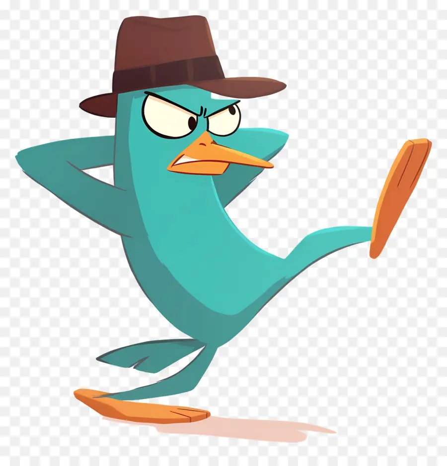 Perry L'ornithorynque，Agent Platypus En Action PNG