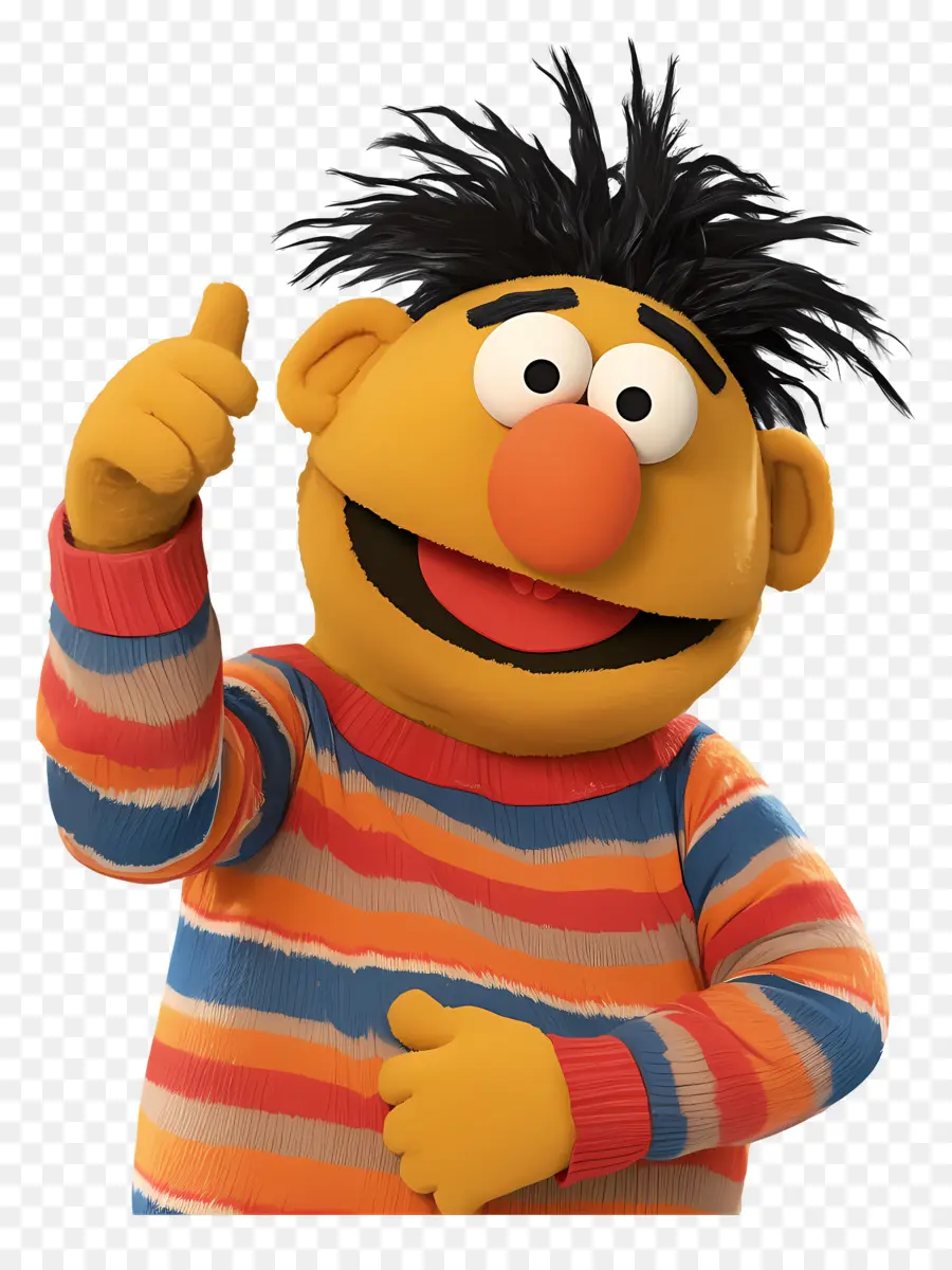 Ernie，Personnage De Dessin Animé PNG