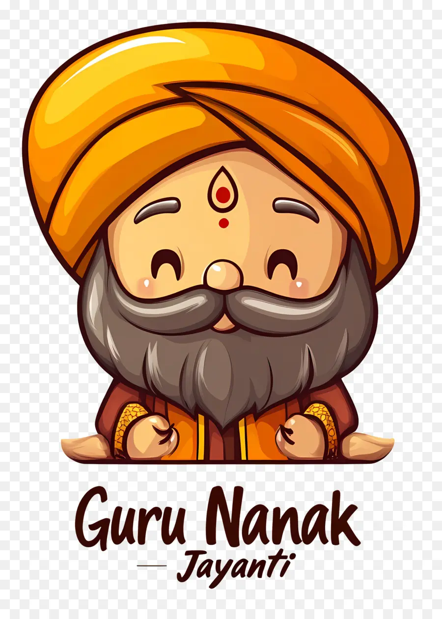 Gourou Nanak Jayanti，Gourou Nanak Dessin Animé PNG