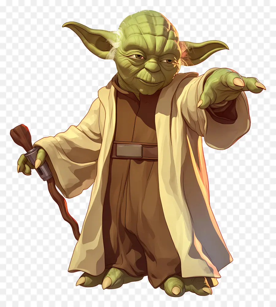 Yoda，Extraterrestre Sage Et Vert PNG