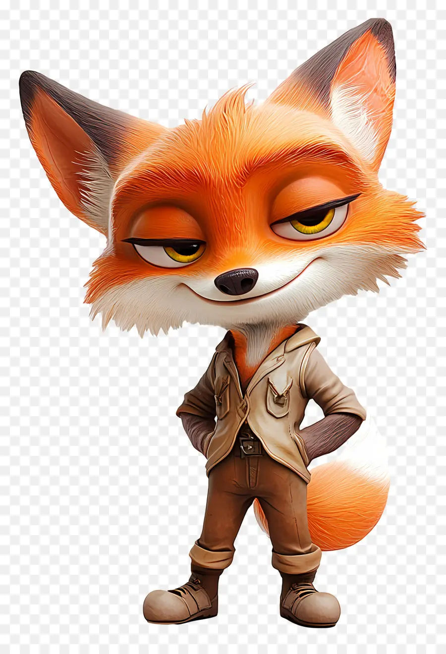 Nick Wilde，Renard De Dessin Animé PNG