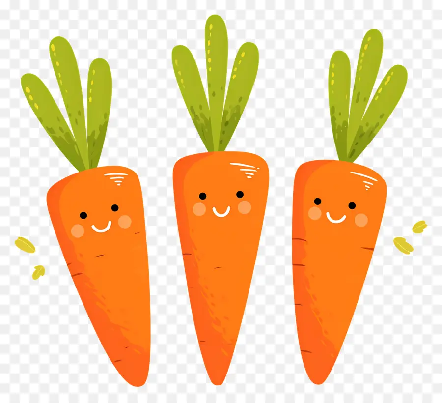 Carottes，Carottes Mignonnes PNG