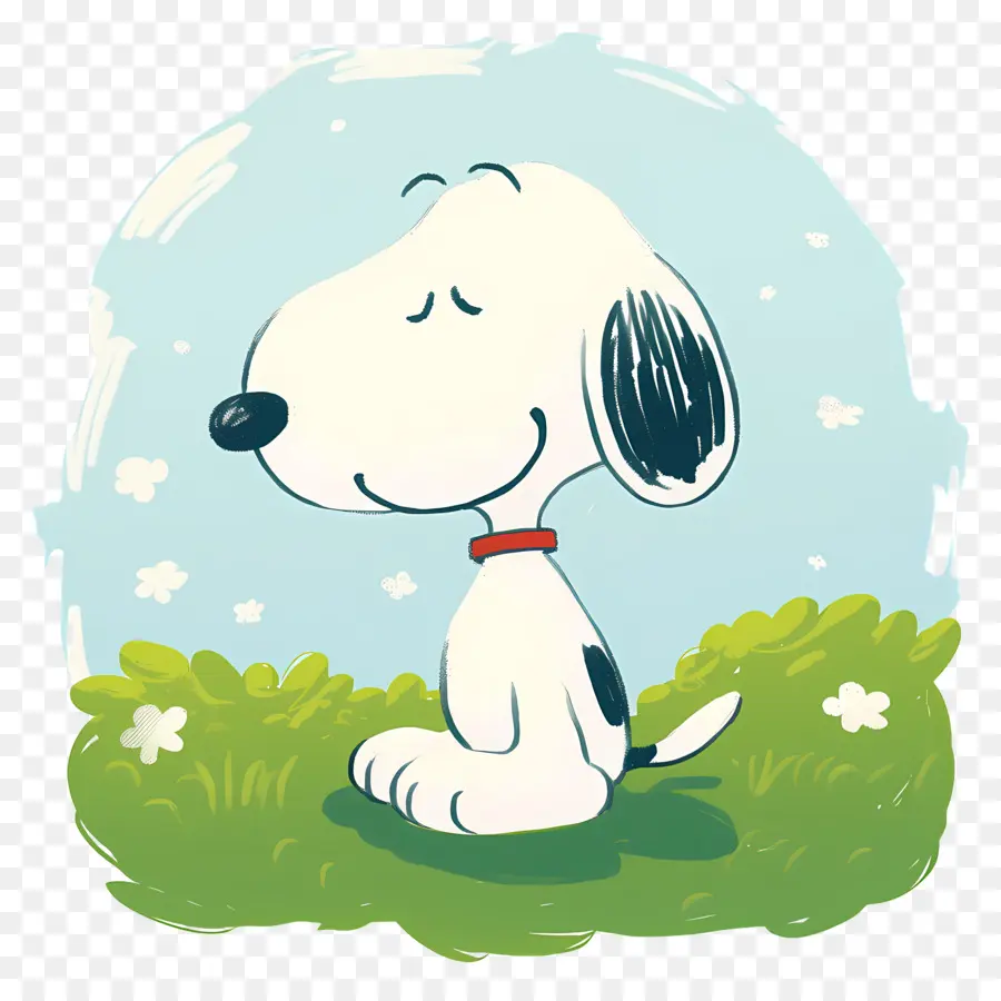 Printemps Snoopy，Chien De Dessin Animé PNG