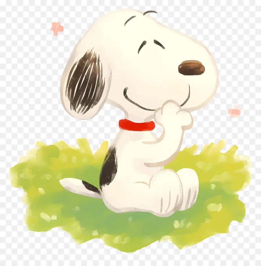 Printemps Snoopy，Chien De Dessin Animé PNG