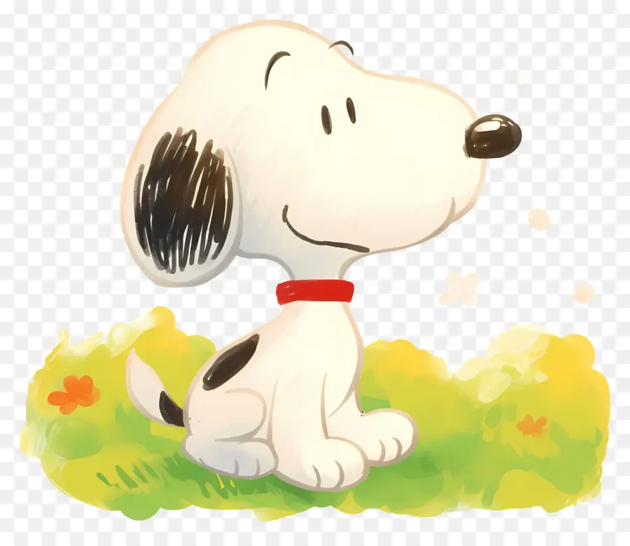 Printemps Snoopy，Chien De Dessin Animé PNG