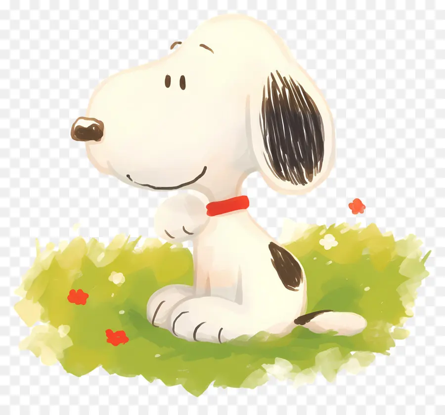 Printemps Snoopy，Chien De Dessin Animé PNG