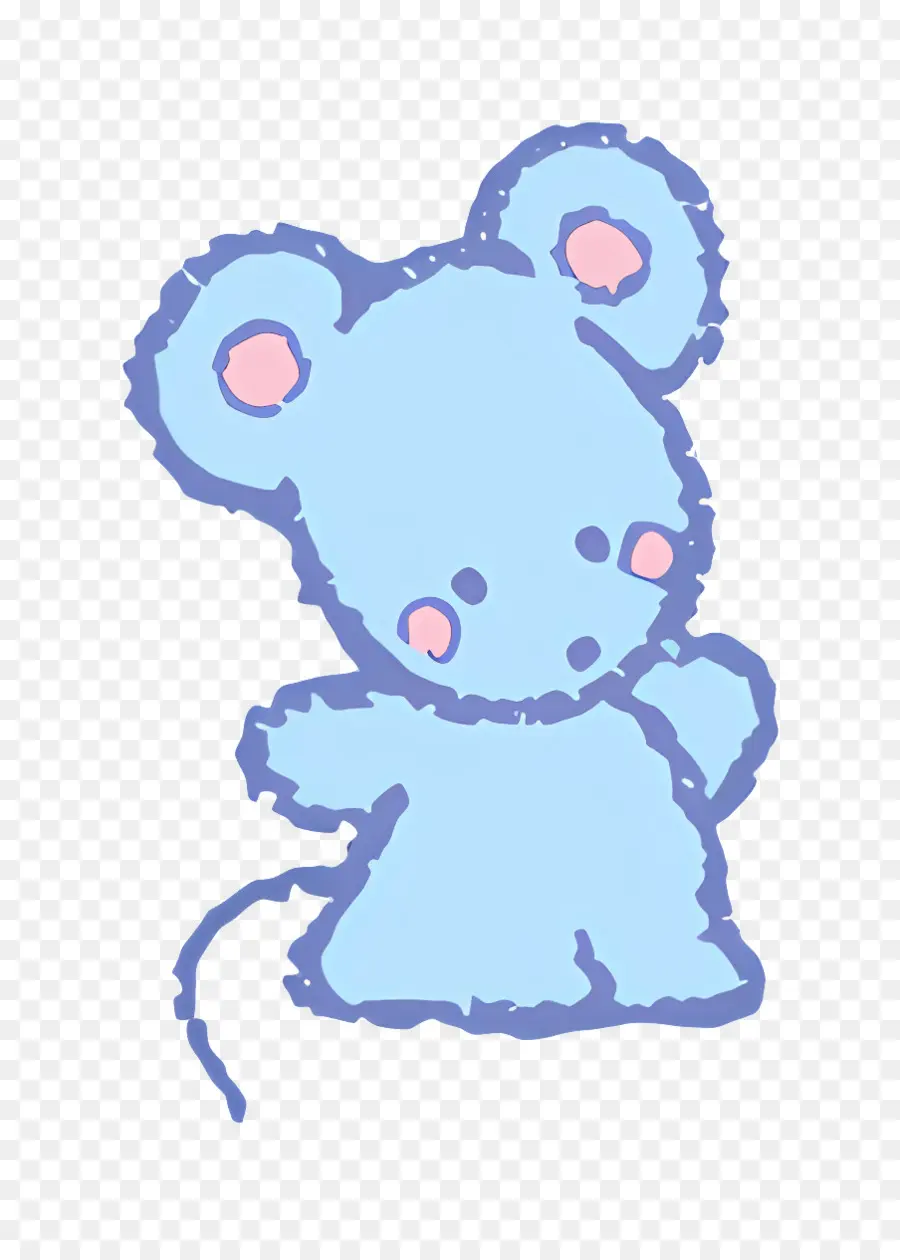 Joyeux Copains，Souris Bleue PNG