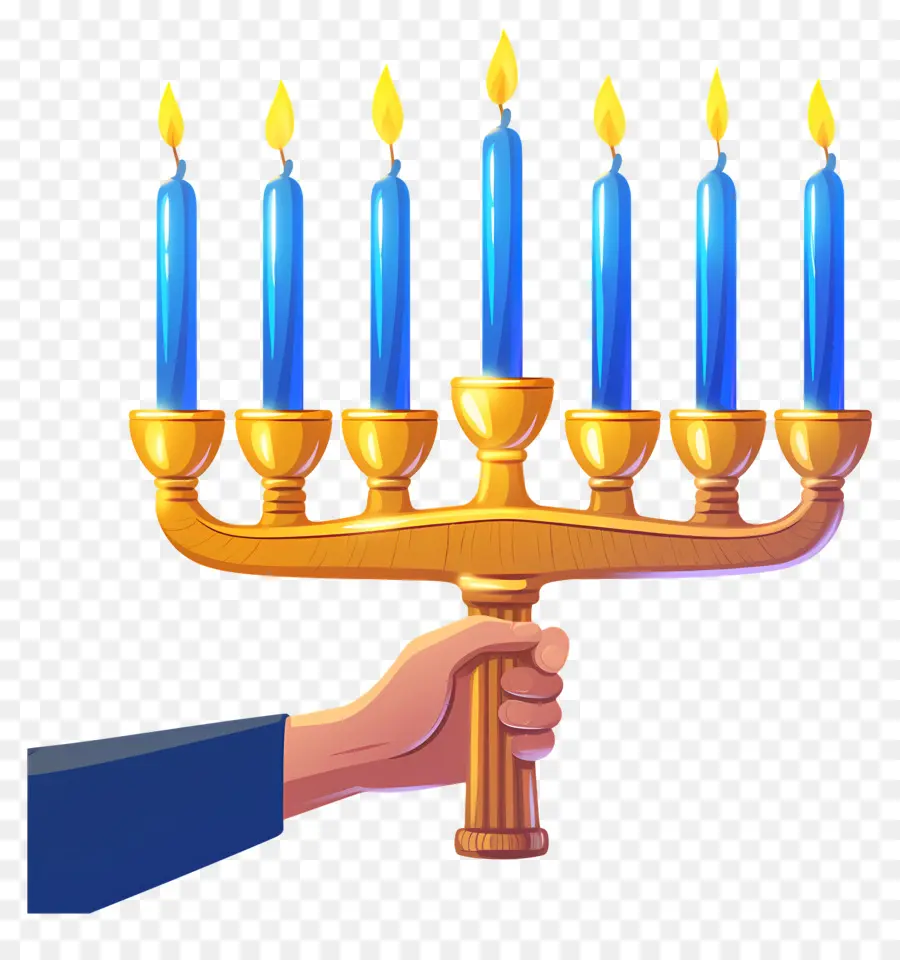 Ménorah De Hanoukka，Hanoukka Menorah PNG