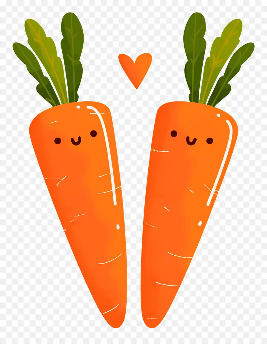 Carottes，Carottes Mignonnes PNG