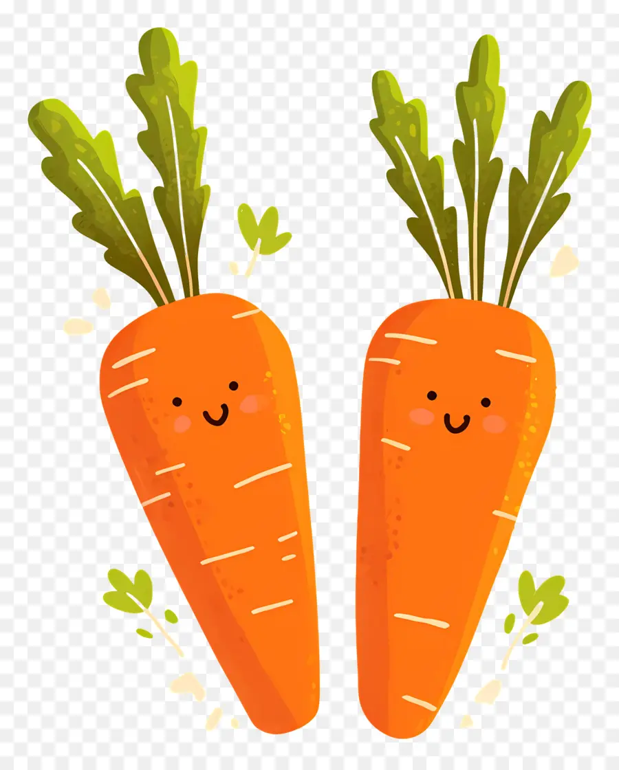 Carottes，Carottes Mignonnes PNG