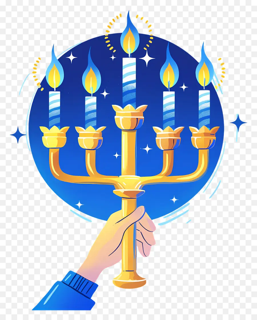 Ménorah De Hanoukka，Hanoukka Menorah PNG