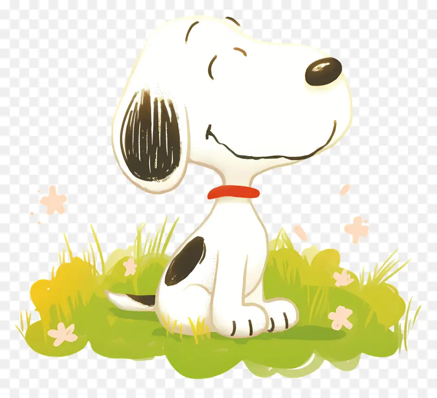 Printemps Snoopy，Chien De Dessin Animé PNG