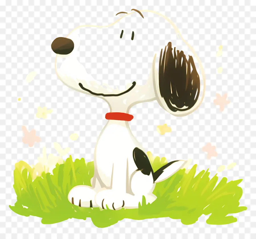 Printemps Snoopy，Chien De Dessin Animé PNG