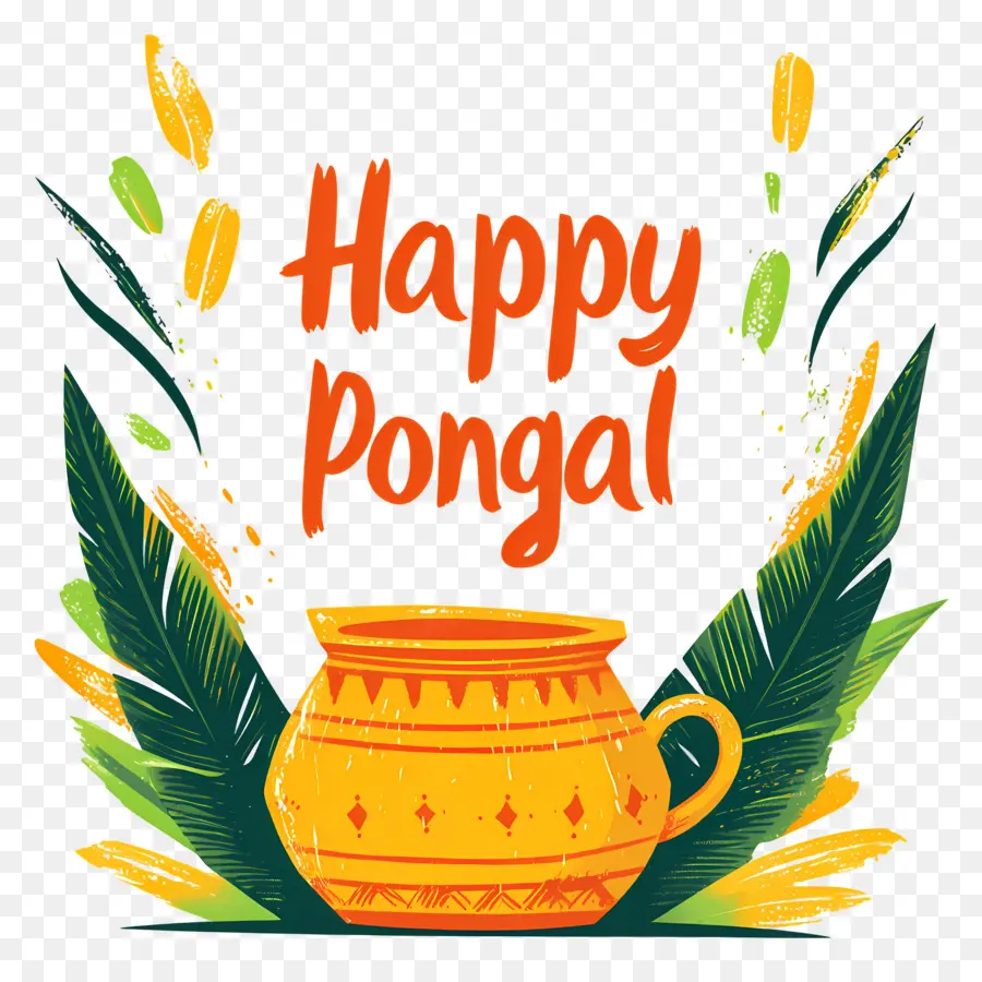 Joyeux Pongal，Pot Pongal PNG