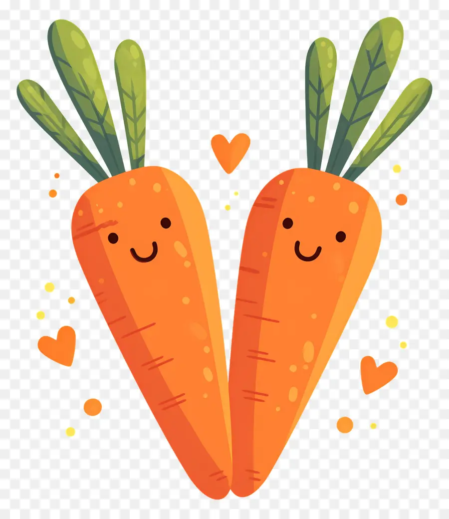 Carottes，Carottes Mignonnes PNG