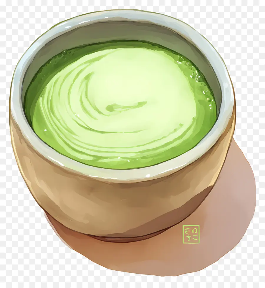 Thé Au Lait Matcha，Matcha Vert PNG